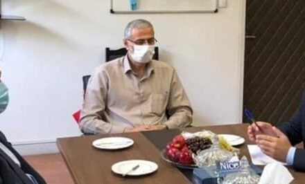 دیدار صمیمانه مهندس ابراهیم نجفی با مسئولین آب منطقه ای