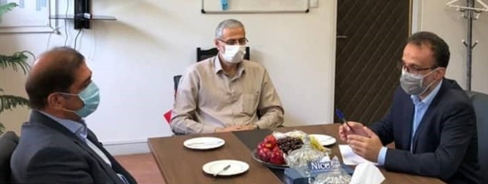 دیدار صمیمانه مهندس ابراهیم‌ نجفی با مسئولین آب منطقه ای
