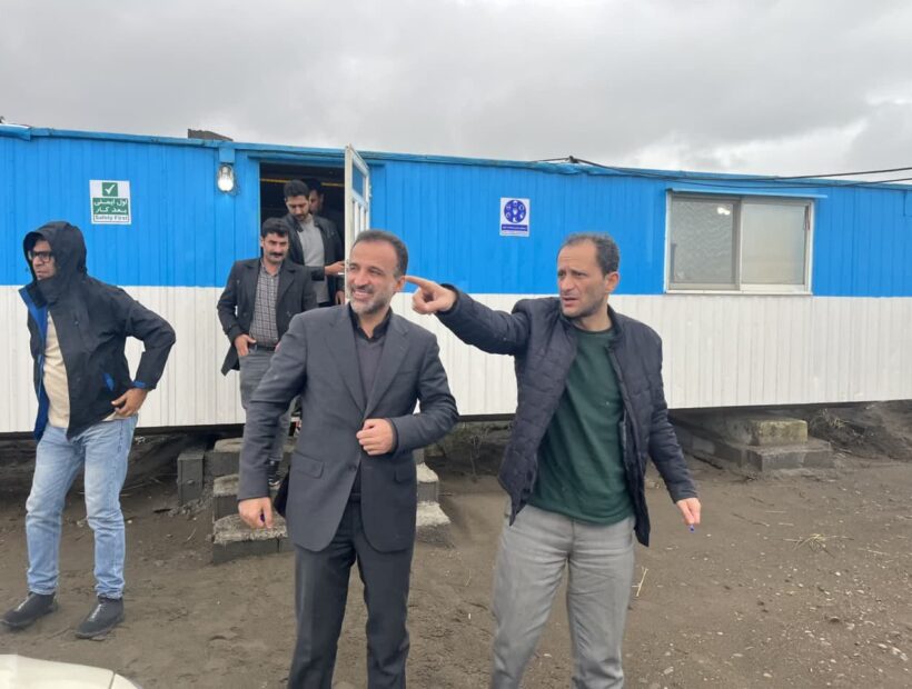 بازدید از روند احداث سد لاستیکی انبارسر